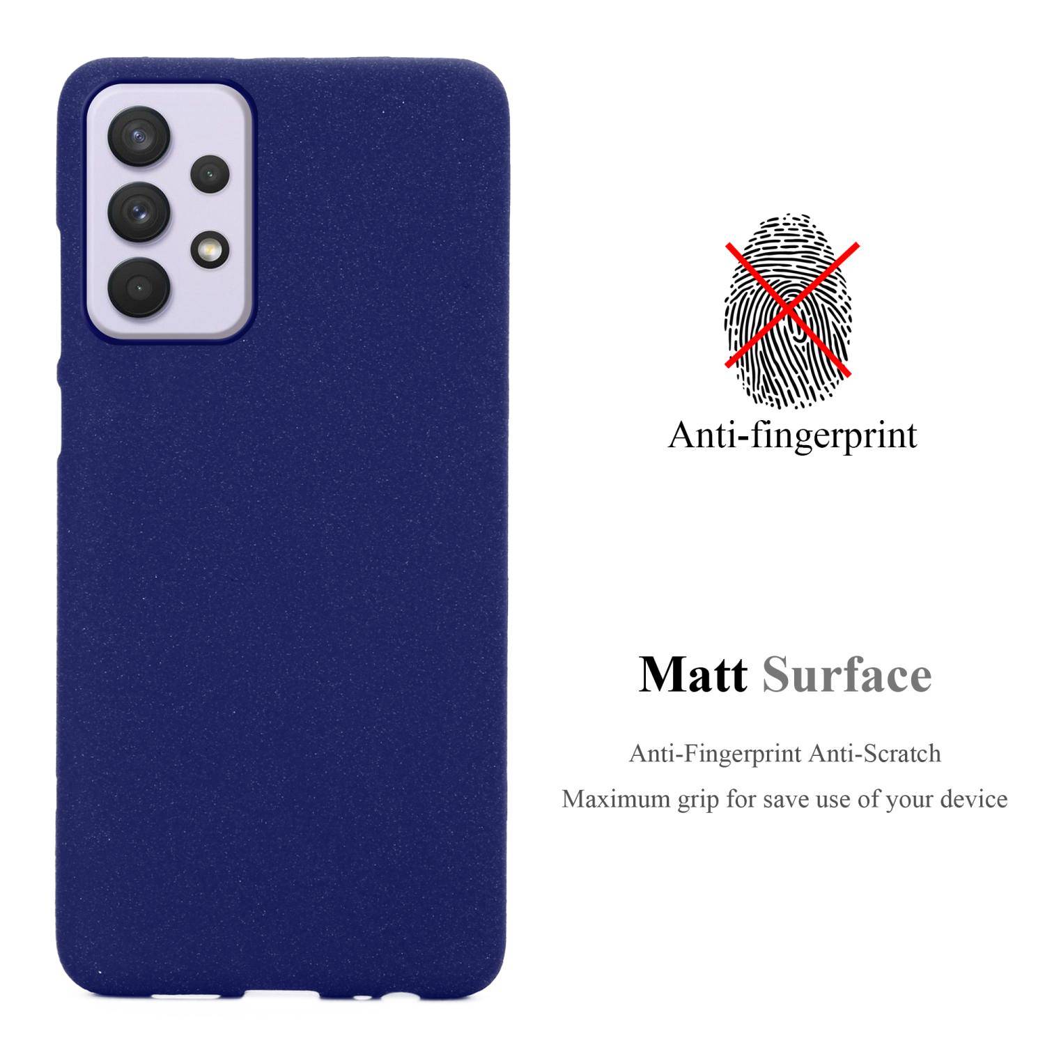 Cadorabo Schutzhülle für Samsung Galaxy A33 5G Hülle in Blau Handyhülle TPU Etui Cover Case