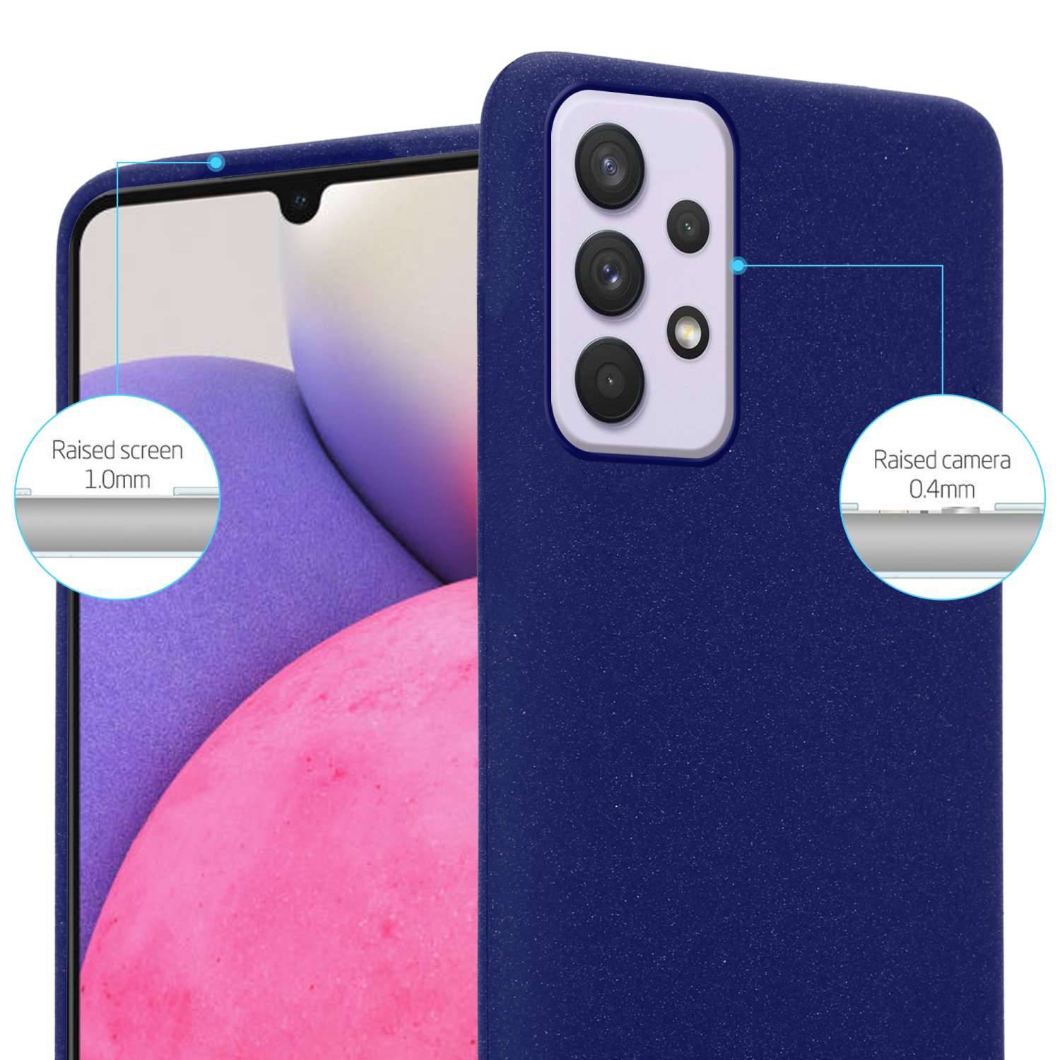 Cadorabo Schutzhülle für Samsung Galaxy A33 5G Hülle in Blau Handyhülle TPU Etui Cover Case