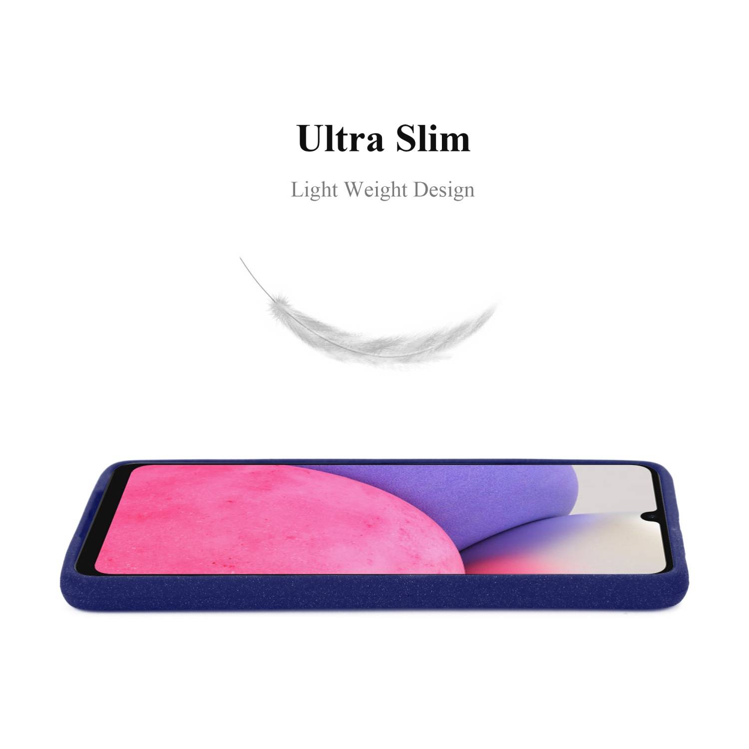 Cadorabo Schutzhülle für Samsung Galaxy A33 5G Hülle in Blau Handyhülle TPU Etui Cover Case