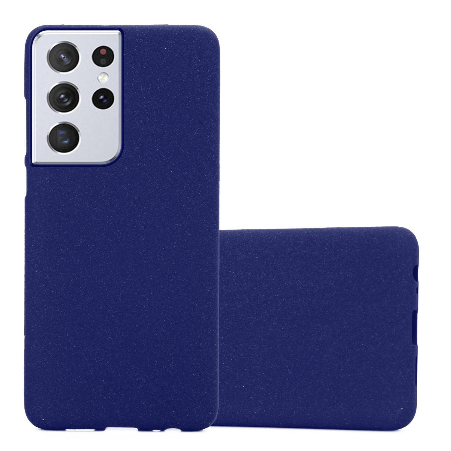 Cadorabo Schutzhülle für Samsung Galaxy S22 ULTRA Hülle in Blau Handyhülle TPU Etui Cover Case