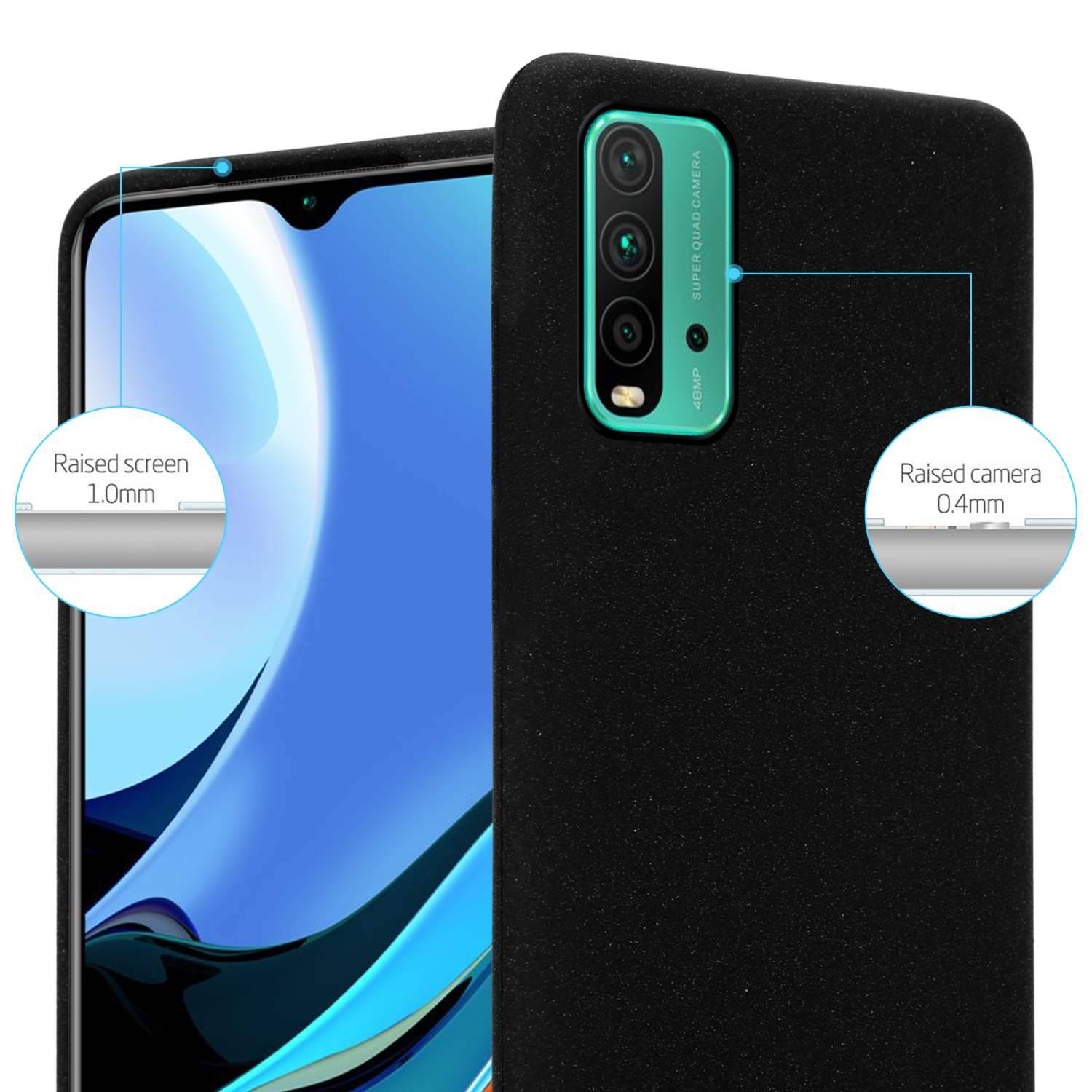 Cadorabo Schutzhülle für Xiaomi RedMi 9T / POCO M3 Hülle in Schwarz Handyhülle TPU Etui Cover Case