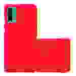 Cadorabo Schutzhülle für Xiaomi RedMi 9T / POCO M3 Hülle in Rot Handyhülle TPU Etui Cover Case