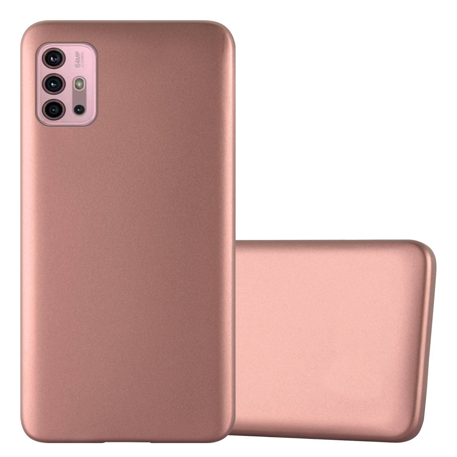 Cadorabo Schutzhülle für Motorola MOTO G10 / G30 Hülle in Rosa Handyhülle TPU Silikon Etui Cover Case