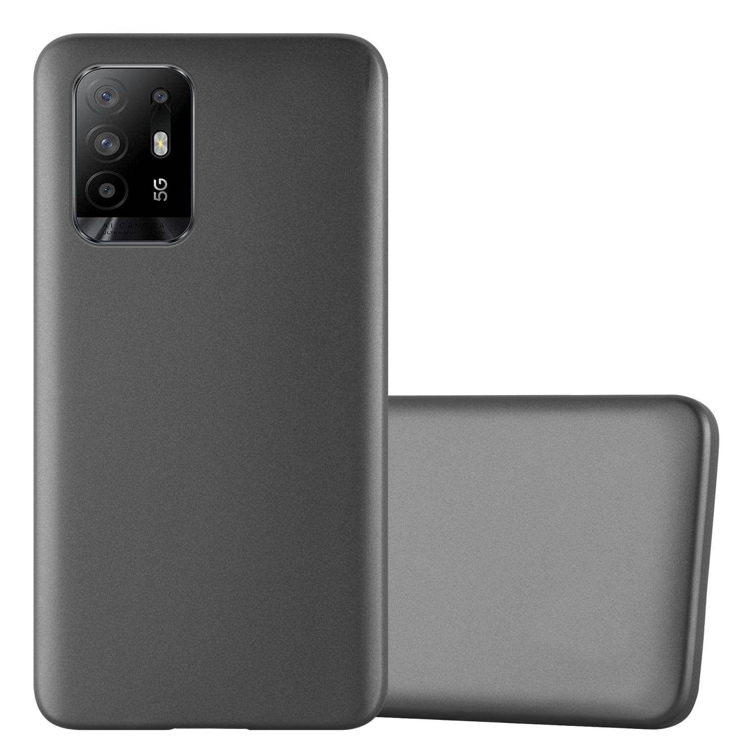 Cadorabo Schutzhülle für Oppo A94 5G Hülle in Grau Handyhülle TPU Silikon Etui Cover Case