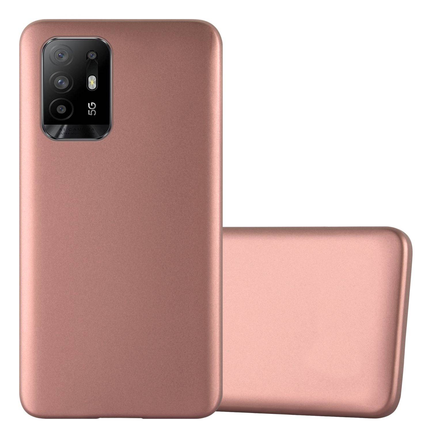 Cadorabo Schutzhülle für Oppo A94 5G Hülle in Rosa Handyhülle TPU Silikon Etui Cover Case