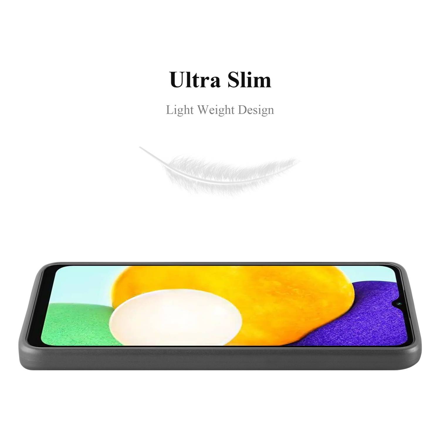 Cadorabo Schutzhülle für Samsung Galaxy A13 5G Hülle in Grau Handyhülle TPU Silikon Etui Cover Case
