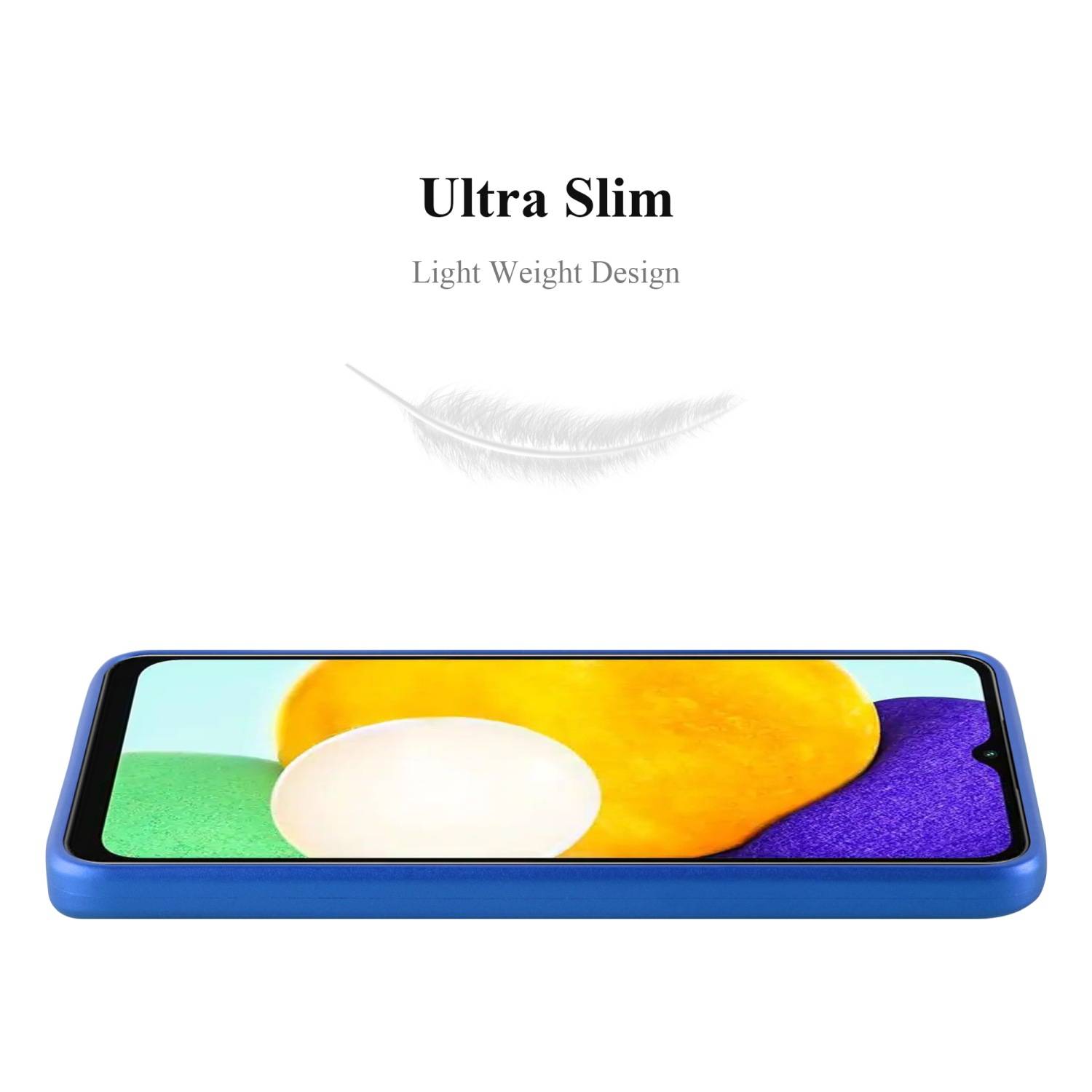 Cadorabo Schutzhülle für Samsung Galaxy A13 5G Hülle in Blau Handyhülle TPU Silikon Etui Cover Case
