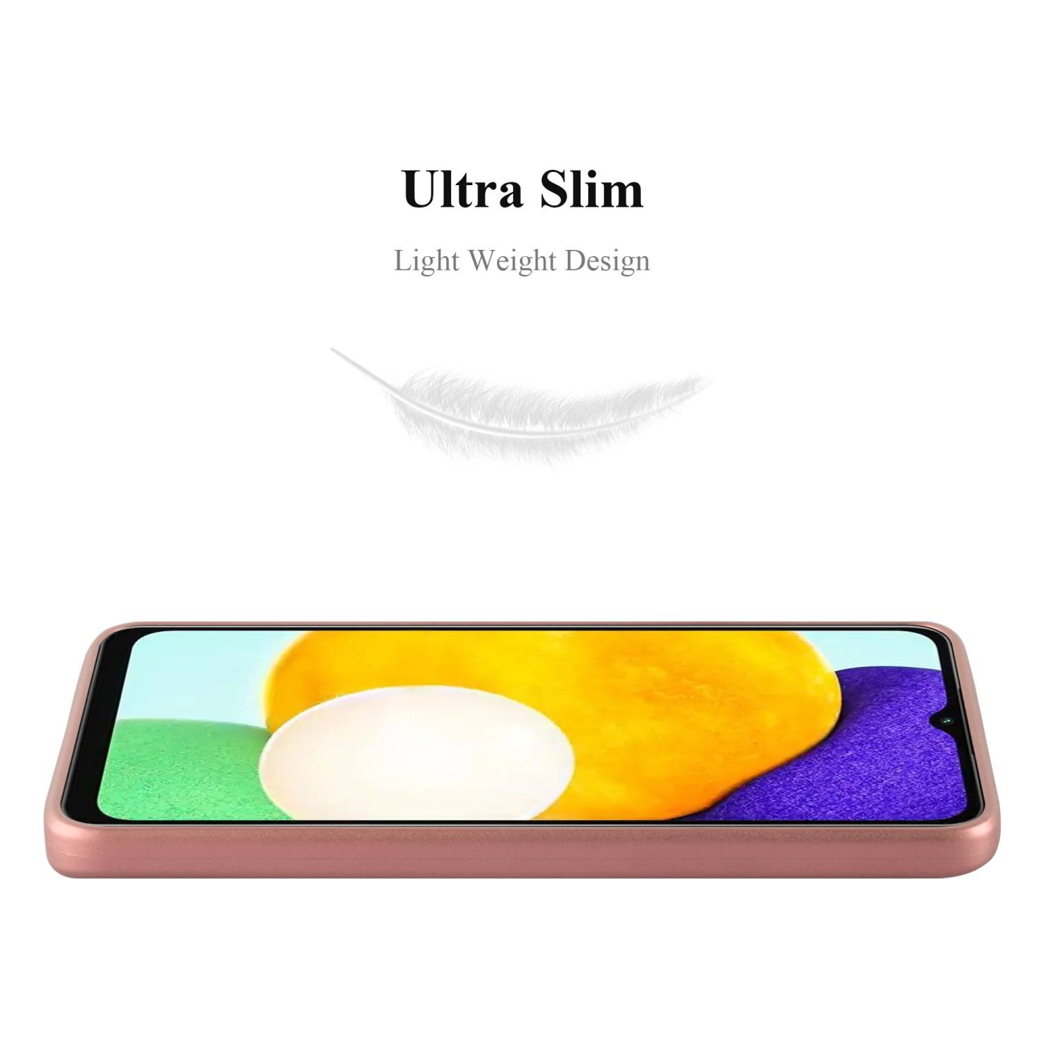 Cadorabo Schutzhülle für Samsung Galaxy A13 5G Hülle in Rosa Handyhülle TPU Silikon Etui Cover Case