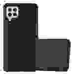 Cadorabo Schutzhülle für Samsung Galaxy A22 4G / M22 / M32 4G Hülle in Schwarz Handyhülle TPU Silikon Etui Cover Case