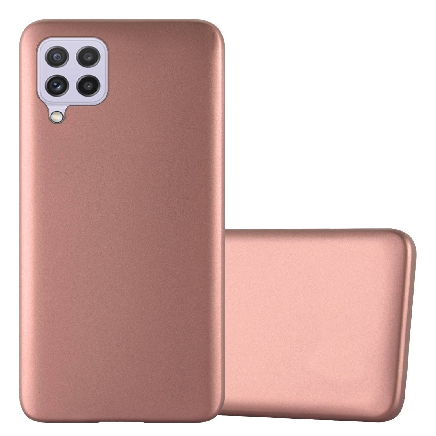 Cadorabo Schutzhülle für Samsung Galaxy A22 4G / M22 / M32 4G Hülle in Rosa Handyhülle TPU Silikon Etui Cover Case