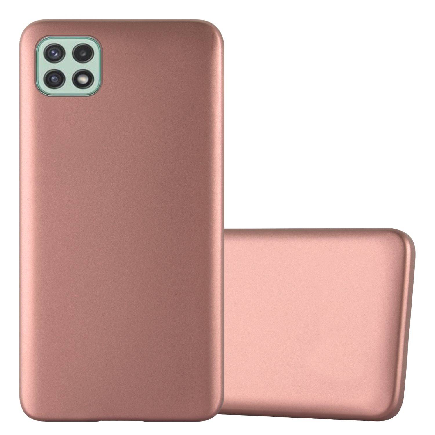 Cadorabo Schutzhülle für Samsung Galaxy A22 5G Hülle in Rosa Handyhülle TPU Silikon Etui Cover Case