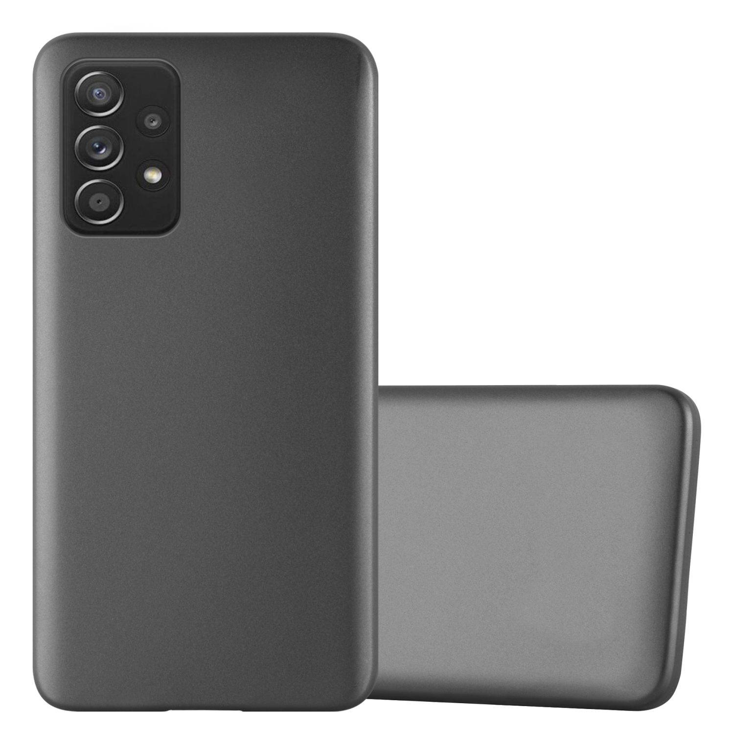 Cadorabo Schutzhülle für Samsung Galaxy A52 (4G / 5G) / A52s Hülle in Grau Handyhülle TPU Silikon Etui Cover Case