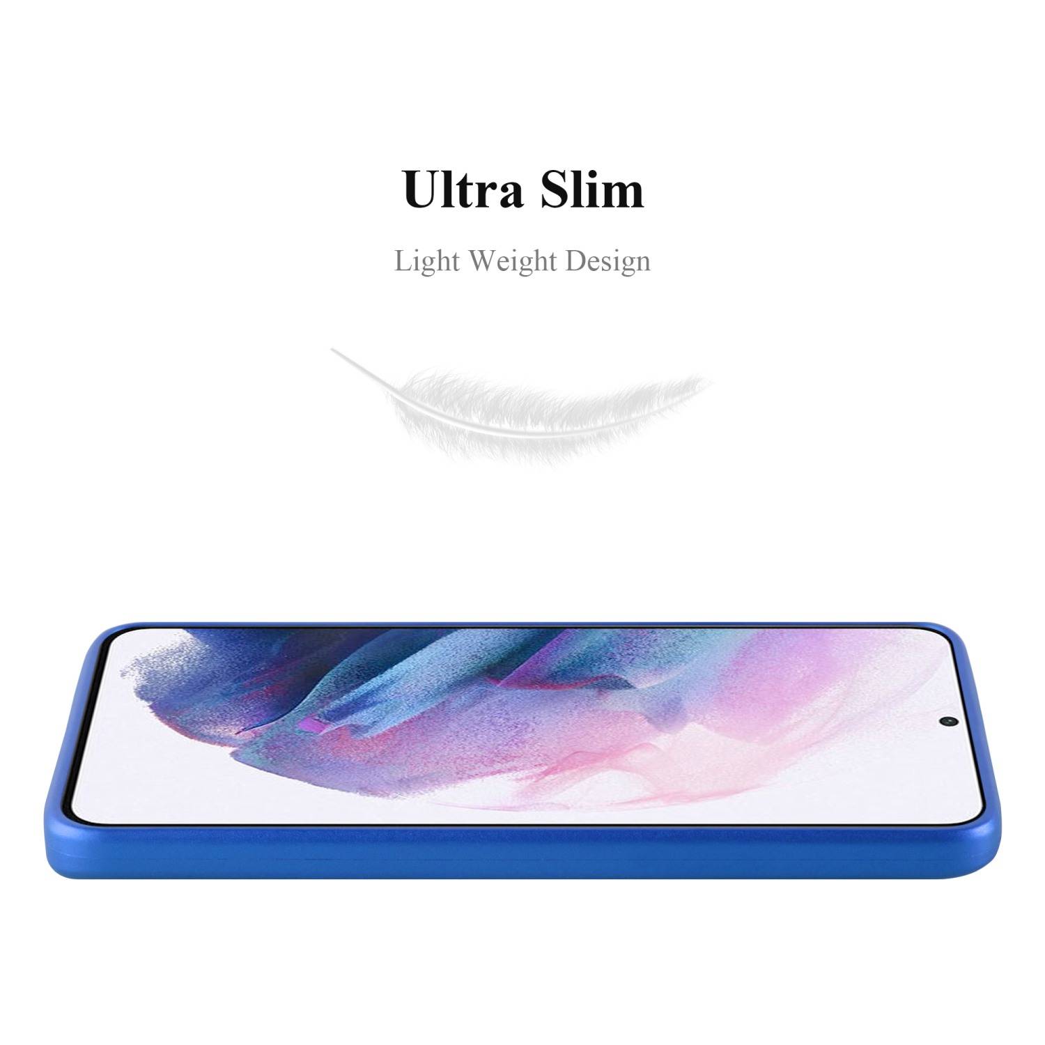 Cadorabo Schutzhülle für Samsung Galaxy S22 Hülle in Blau Handyhülle TPU Silikon Etui Cover Case