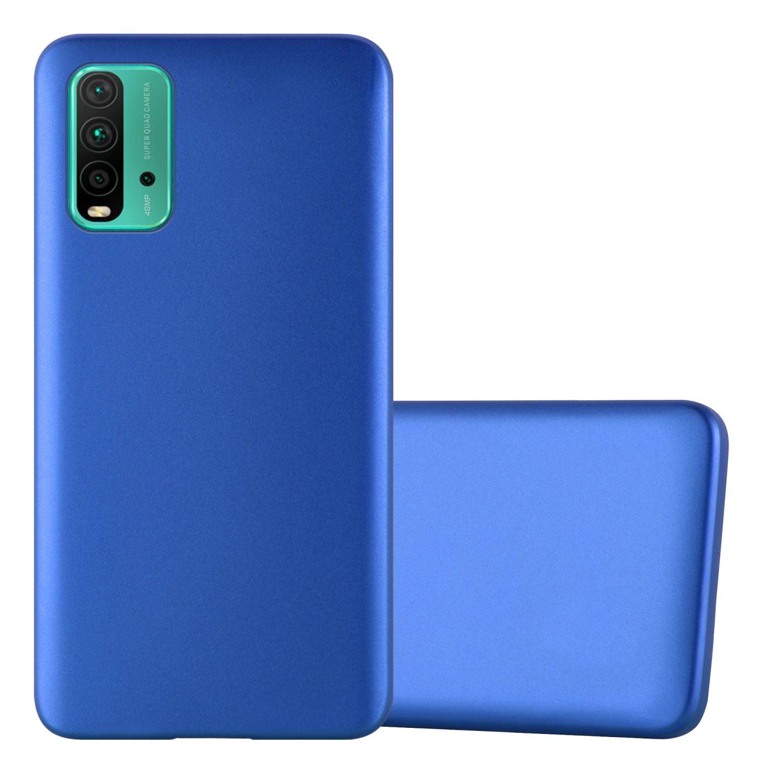 Cadorabo Schutzhülle für Xiaomi RedMi 9T / POCO M3 Hülle in Blau Handyhülle TPU Silikon Etui Cover Case
