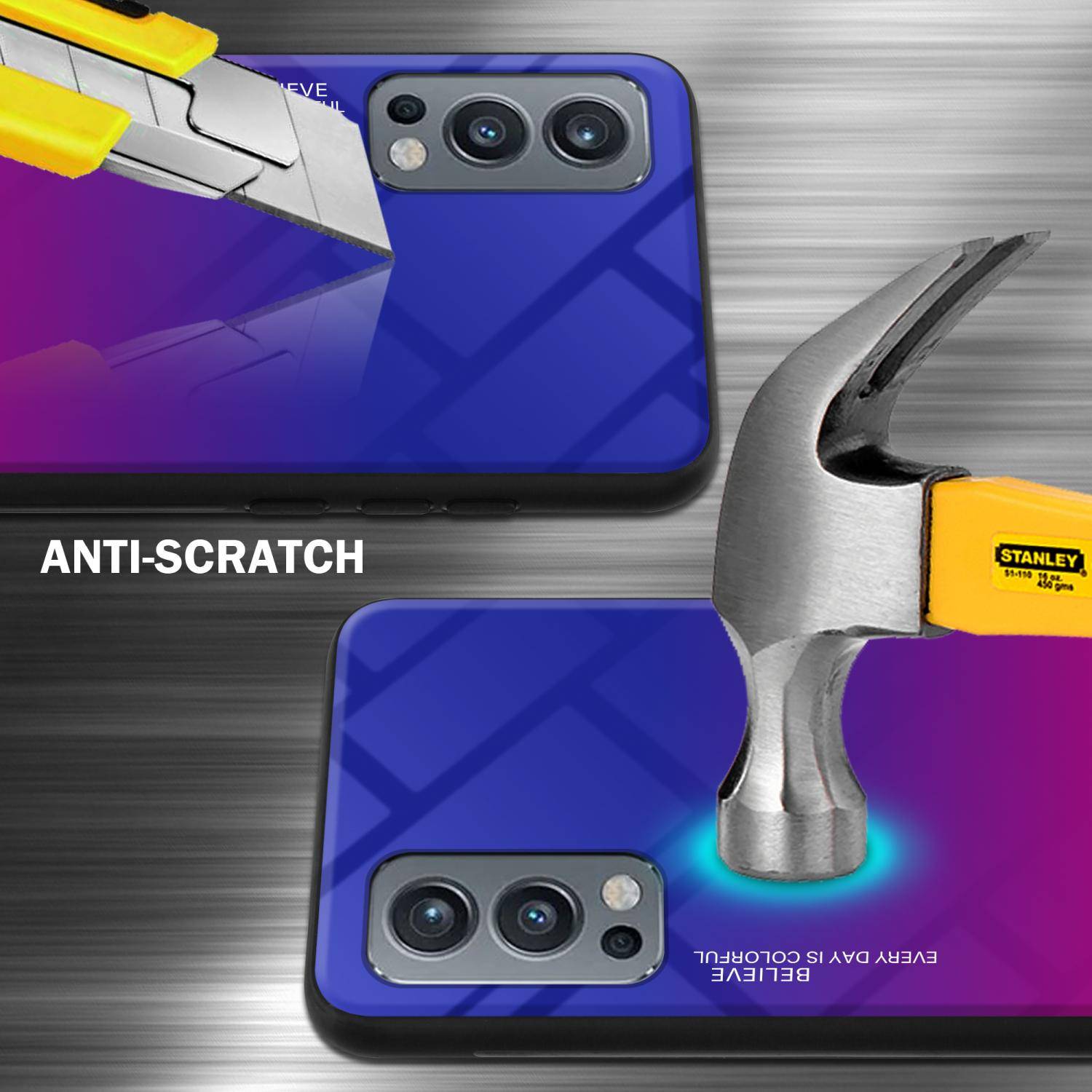 Cadorabo Hülle für OnePlus Nord 2 5G Schutz Hülle in Schwarz Handyhülle TPU Etui Cover Case Tempered Glas