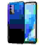 Cadorabo Hülle für OnePlus Nord N200 5G Schutz Hülle in Schwarz Handyhülle TPU Etui Cover Case Tempered Glas