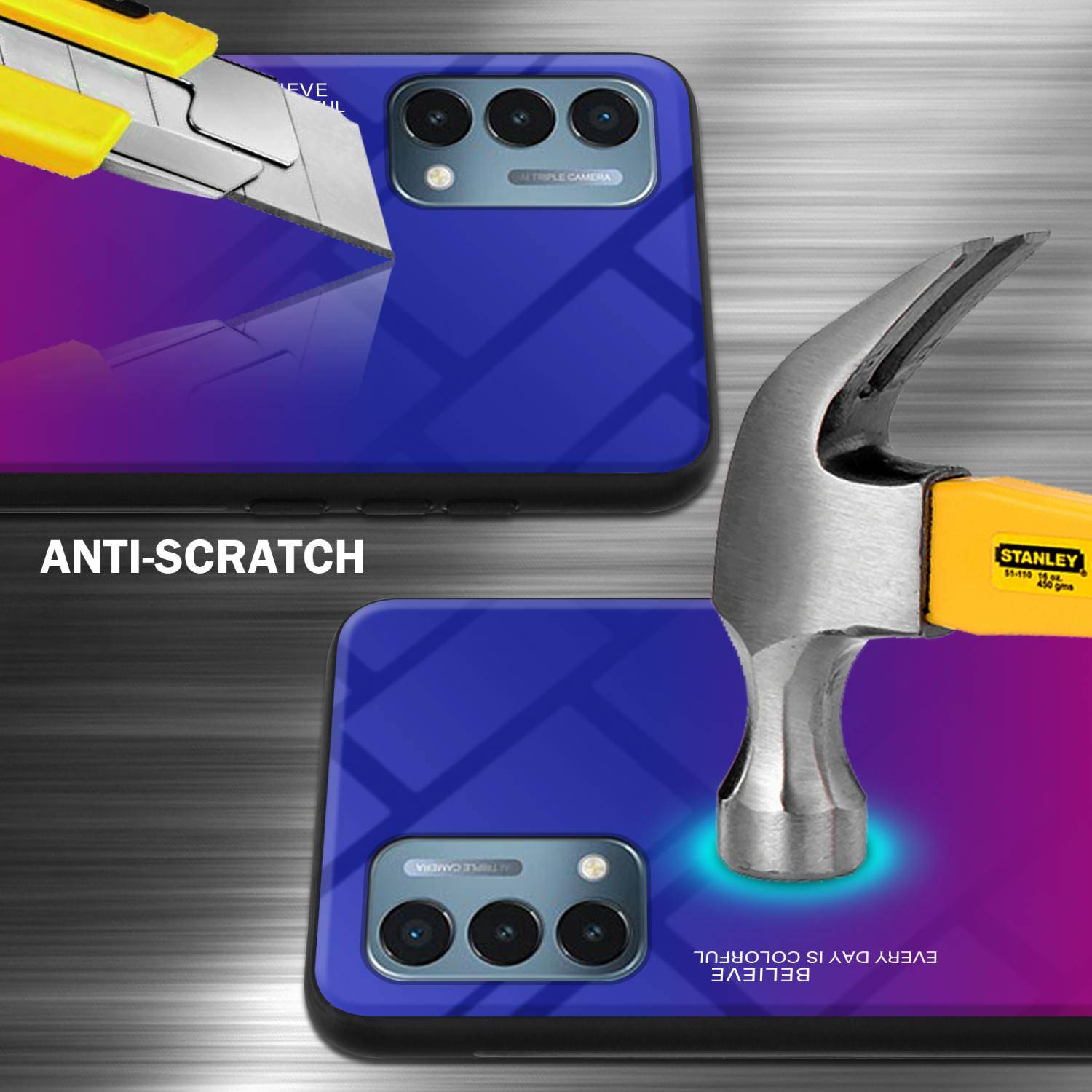 Cadorabo Hülle für OnePlus Nord N200 5G Schutz Hülle in Schwarz Handyhülle TPU Etui Cover Case Tempered Glas