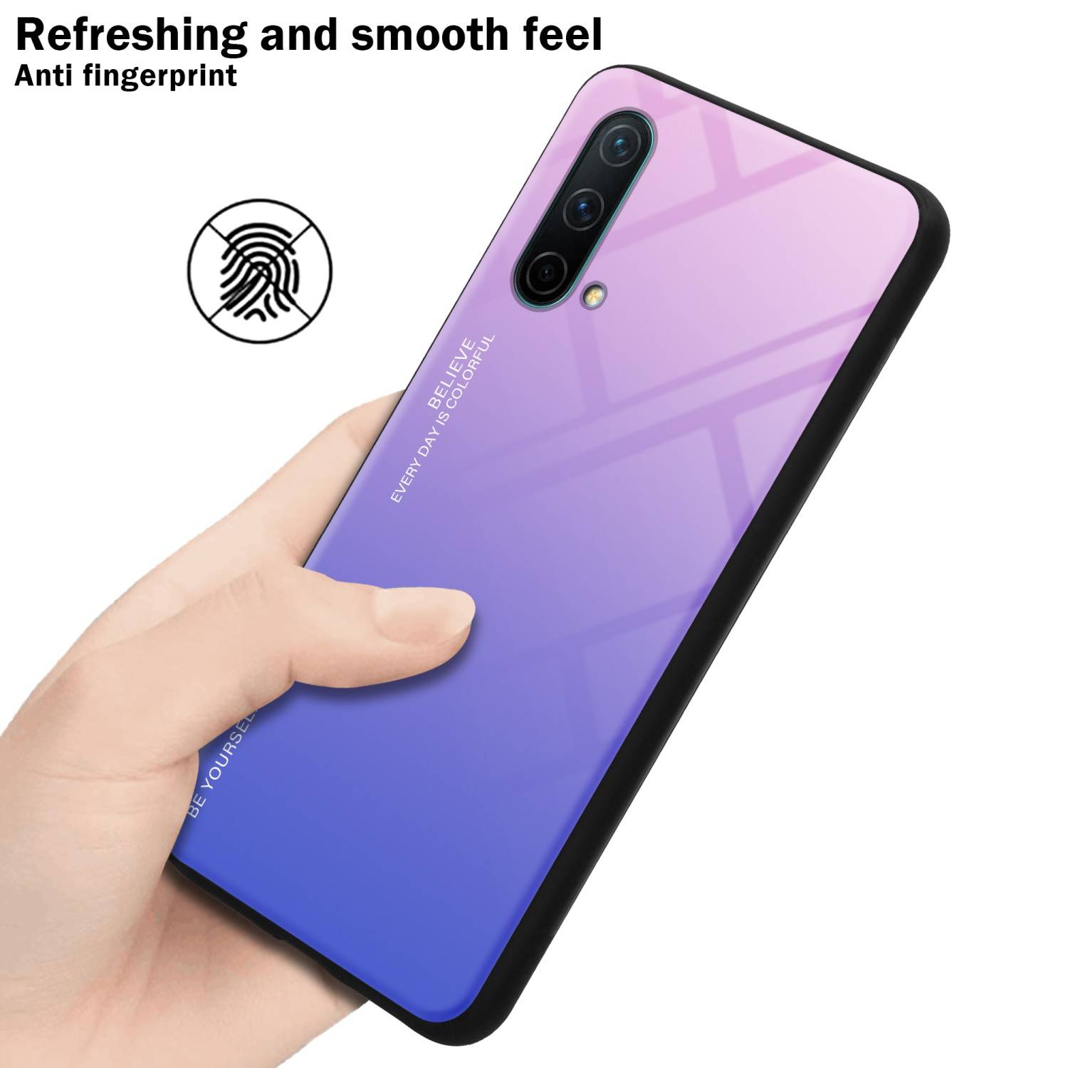 Cadorabo Hülle für OnePlus Nord CE 5G Schutz Hülle in Schwarz Handyhülle TPU Etui Cover Case Tempered Glas