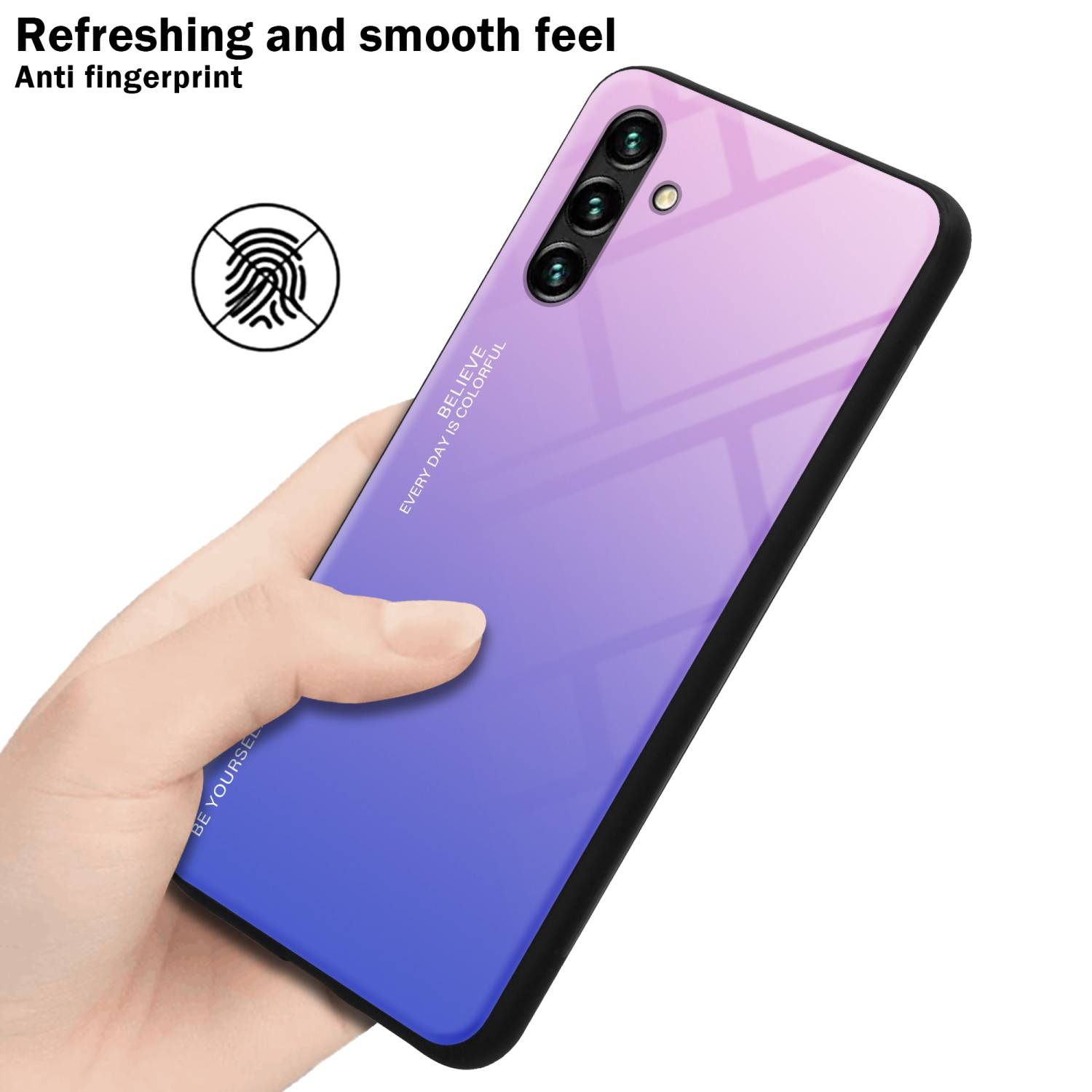 Cadorabo Hülle für Samsung Galaxy A13 5G Schutz Hülle in Schwarz Handyhülle TPU Etui Cover Case Tempered Glas