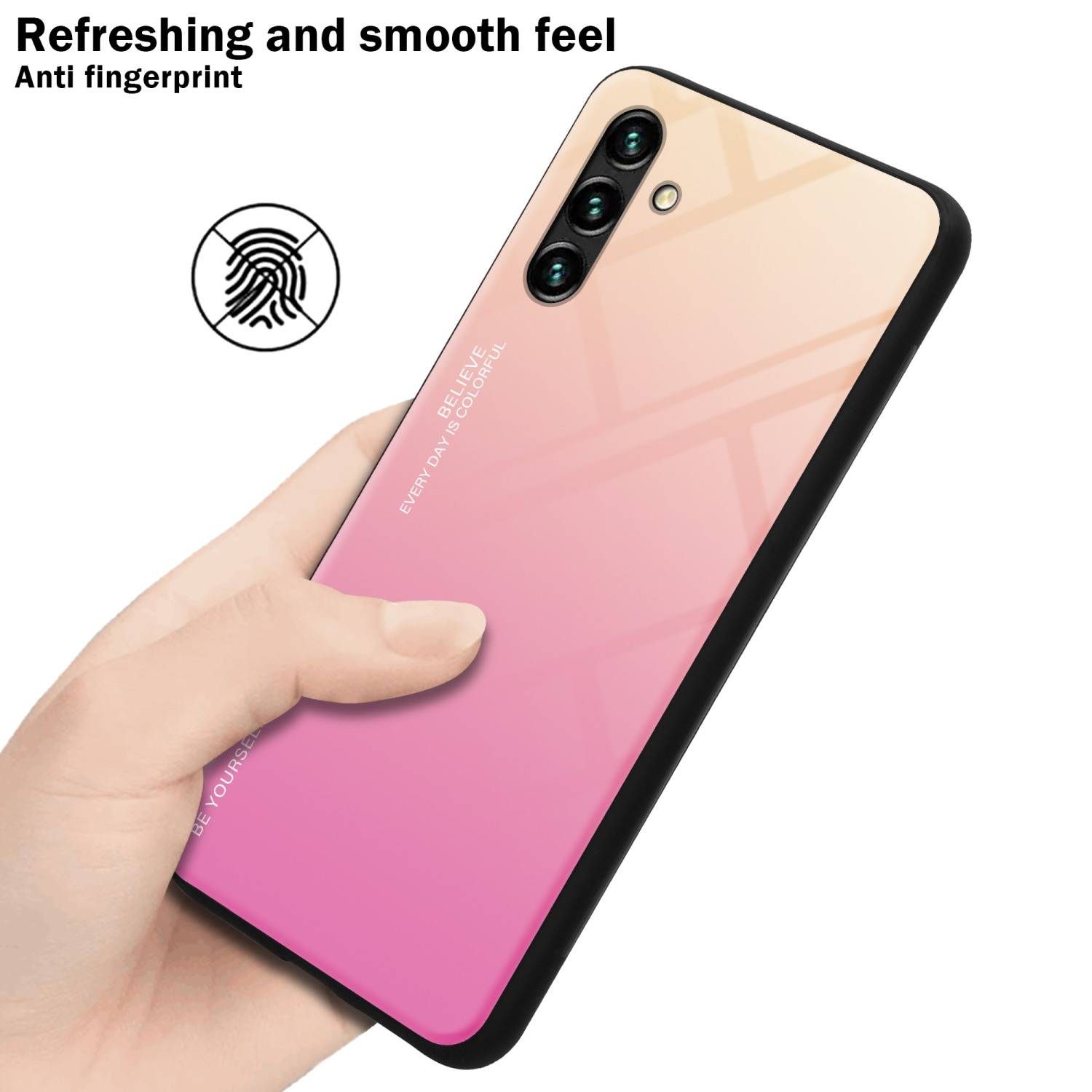 Cadorabo Hülle für Samsung Galaxy A13 5G Schutz Hülle in Schwarz Handyhülle TPU Etui Cover Case Tempered Glas