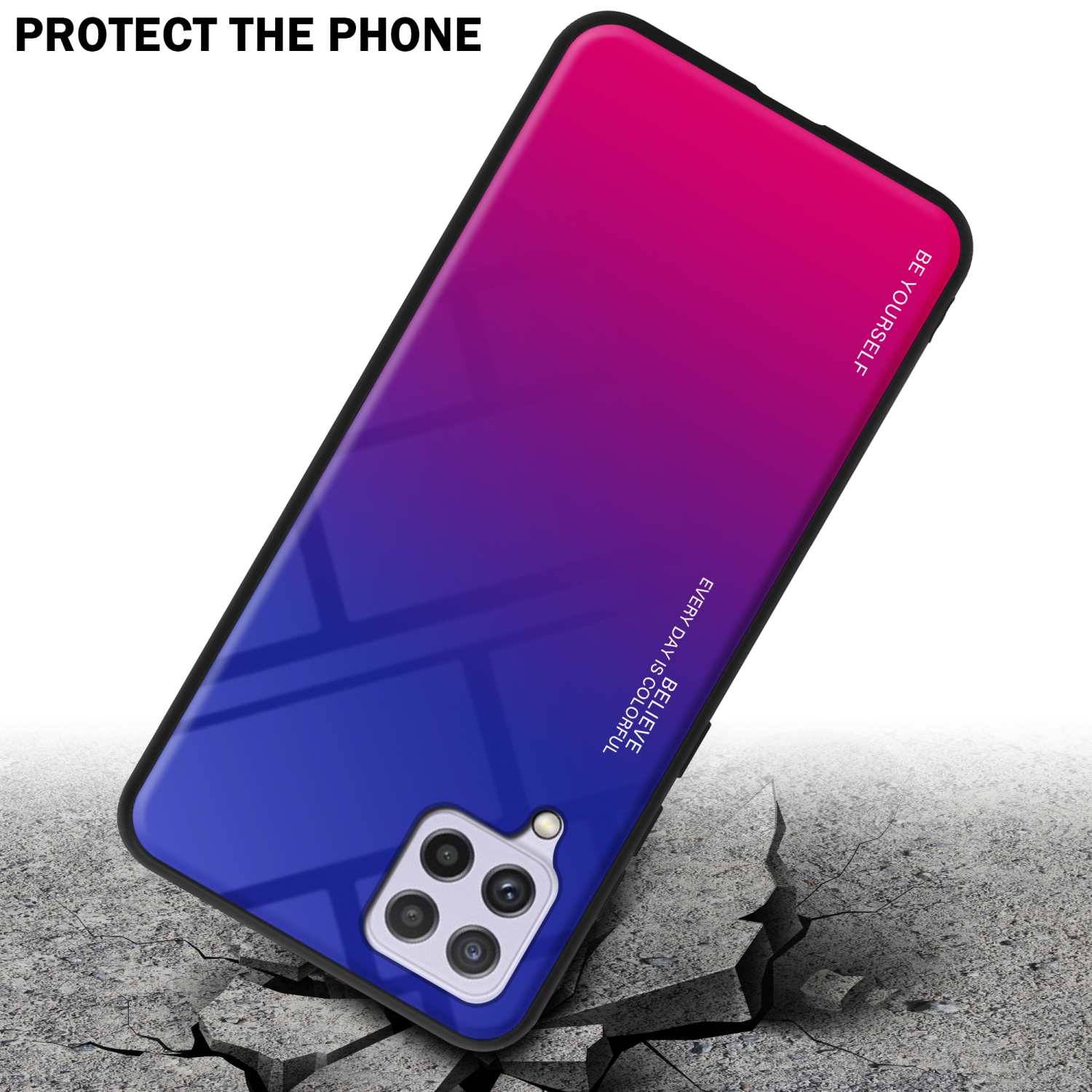 Cadorabo Hülle für Samsung Galaxy A22 4G / M22 / M32 4G Schutz Hülle in Schwarz Handyhülle TPU Etui Cover Case Tempered