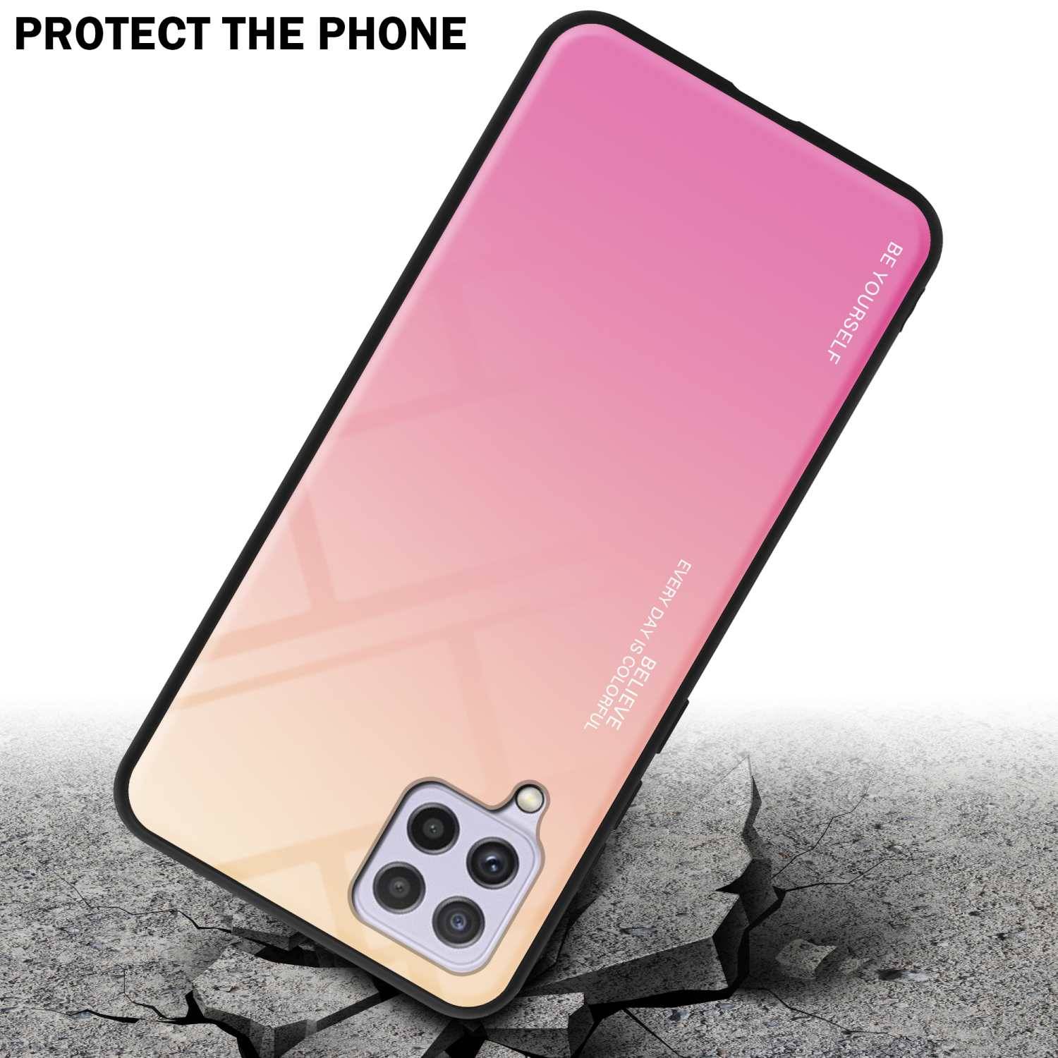 Cadorabo Hülle für Samsung Galaxy A22 4G / M22 / M32 4G Schutz Hülle in Schwarz Handyhülle TPU Etui Cover Case Tempered