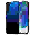 Cadorabo Hülle für Samsung Galaxy S22 Schutz Hülle in Schwarz Handyhülle TPU Etui Cover Case Tempered Glas