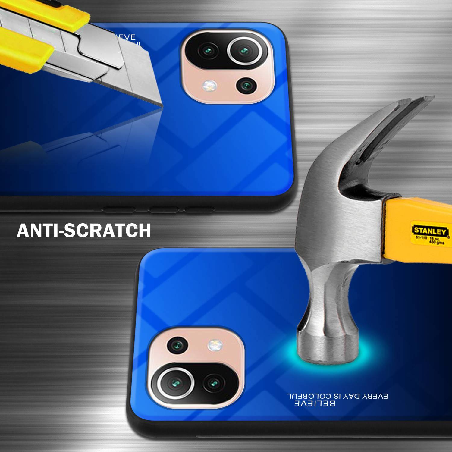 Cadorabo Hülle für Xiaomi Mi 11 LITE (4G / 5G) / 11 LITE NE Schutz Hülle in Schwarz Handyhülle TPU Etui Cover Case