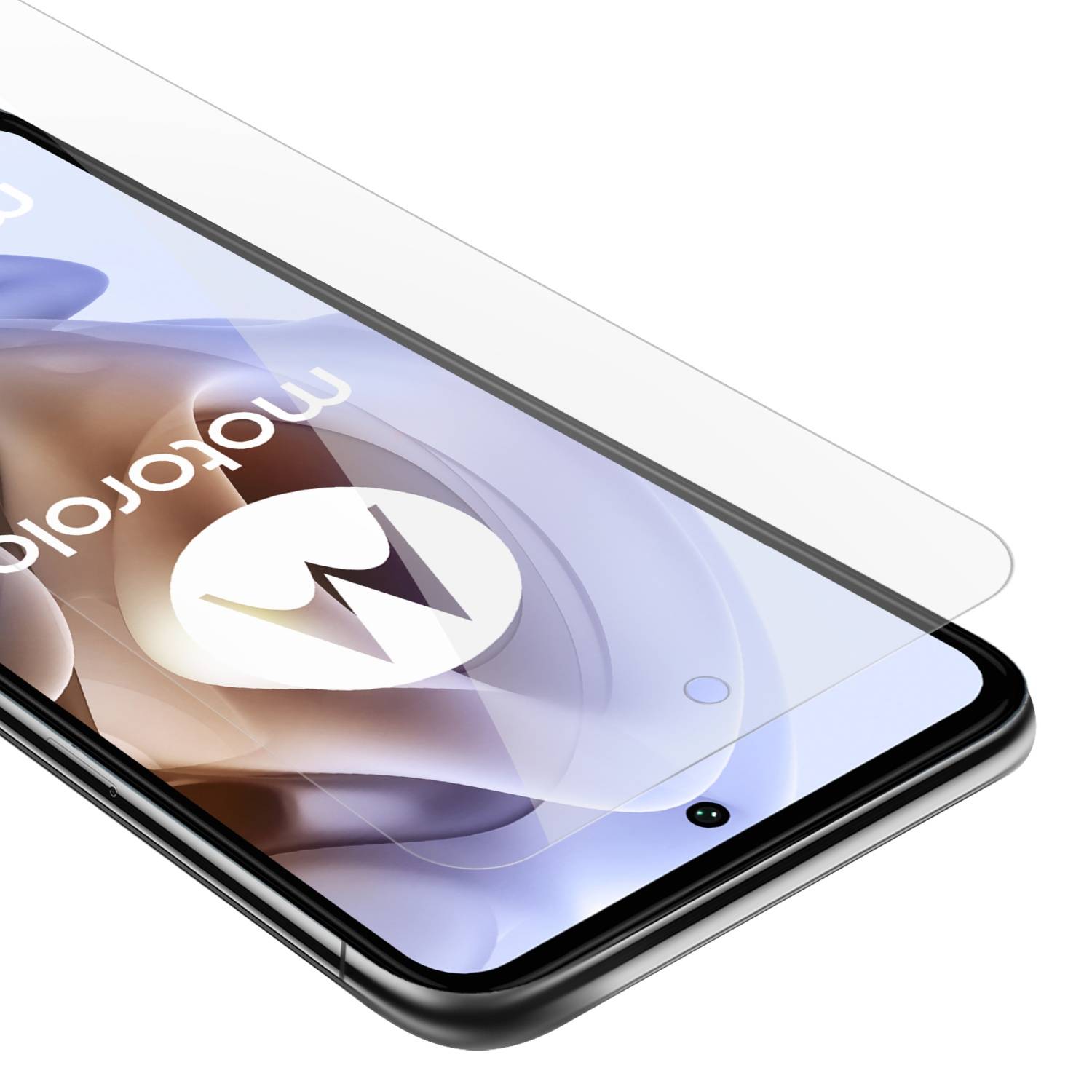 Cadorabo Panzer Folie für Motorola MOTO G31 / G41 Schutzfolie in Transparent Gehärtetes Tempered Display-Schutzglas