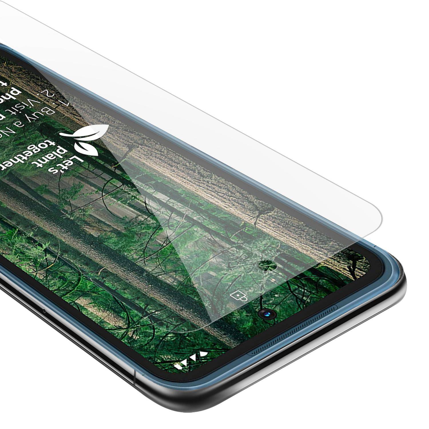 Cadorabo Panzer Folie für Nokia XR20 Schutzfolie in Transparent Gehärtetes Tempered Display-Schutzglas