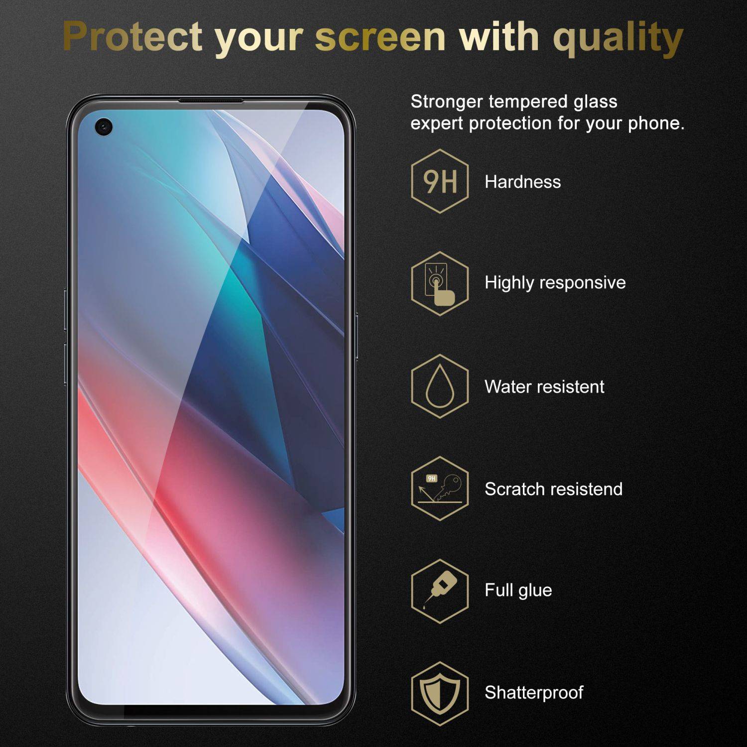 Cadorabo Panzer Folie für Oppo FIND X3 LITE Schutzfolie in Transparent Gehärtetes Tempered Display-Schutzglas