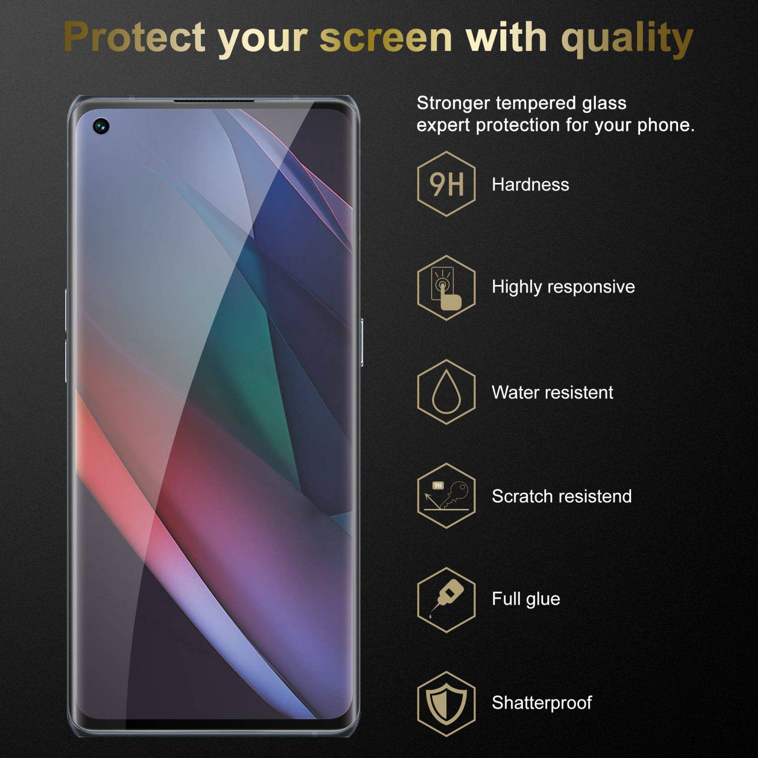Cadorabo Panzer Folie für Oppo FIND X3 NEO Schutzfolie in Transparent Gehärtetes Tempered Display-Schutzglas