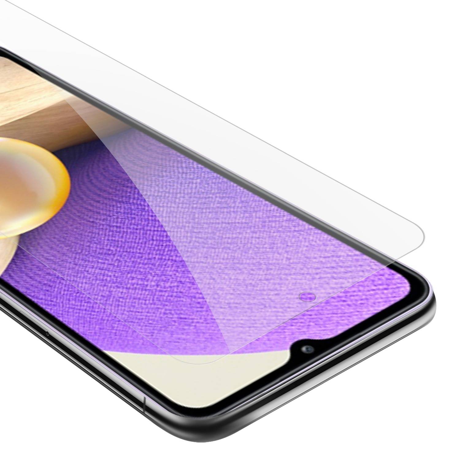 Cadorabo Panzer Folie für Samsung Galaxy A33 5G Schutzfolie in Transparent Gehärtetes Tempered Display-Schutzglas