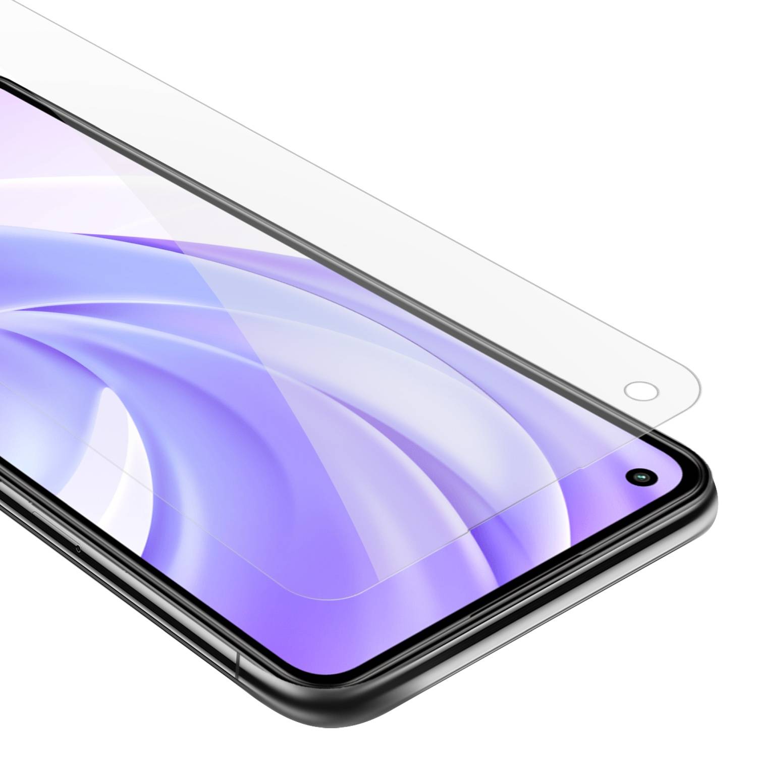 Cadorabo Panzer Folie für Xiaomi Mi 11 LITE (4G / 5G) / 11 LITE NE Schutzfolie in Transparent Gehärtetes Tempered