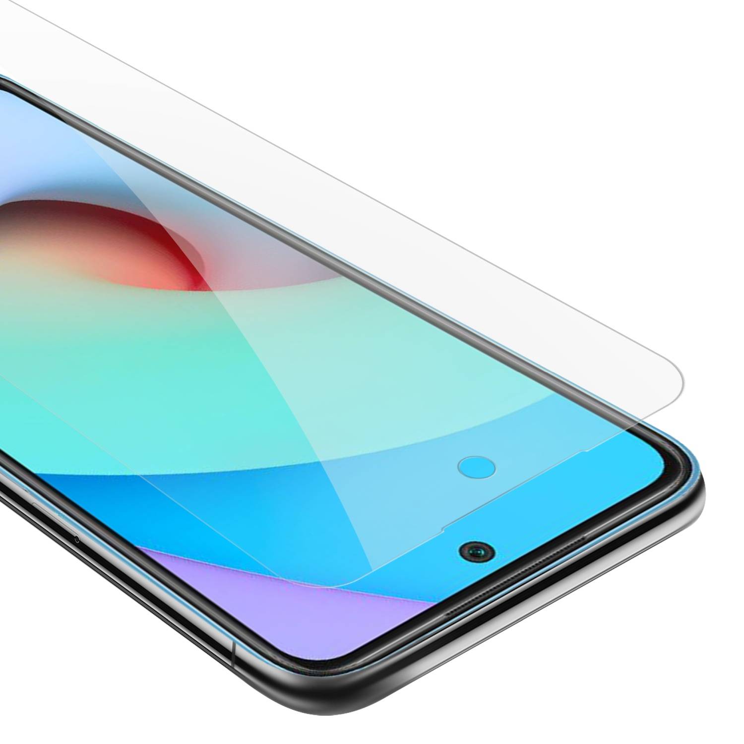 Cadorabo Panzer Folie für Xiaomi RedMi 10 / RedMi NOTE 11 4G Schutzfolie in Transparent Gehärtetes Tempered