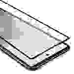Cadorabo Panzerfolie für Google PIXEL 6 Schutzfolie in Schwarz Vollbild Folie Tempered Display Schutzglas
