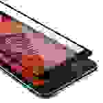 Cadorabo Panzerfolie für Samsung Galaxy XCover 5 Schutzfolie in Schwarz Vollbild Folie Tempered Display Schutzglas