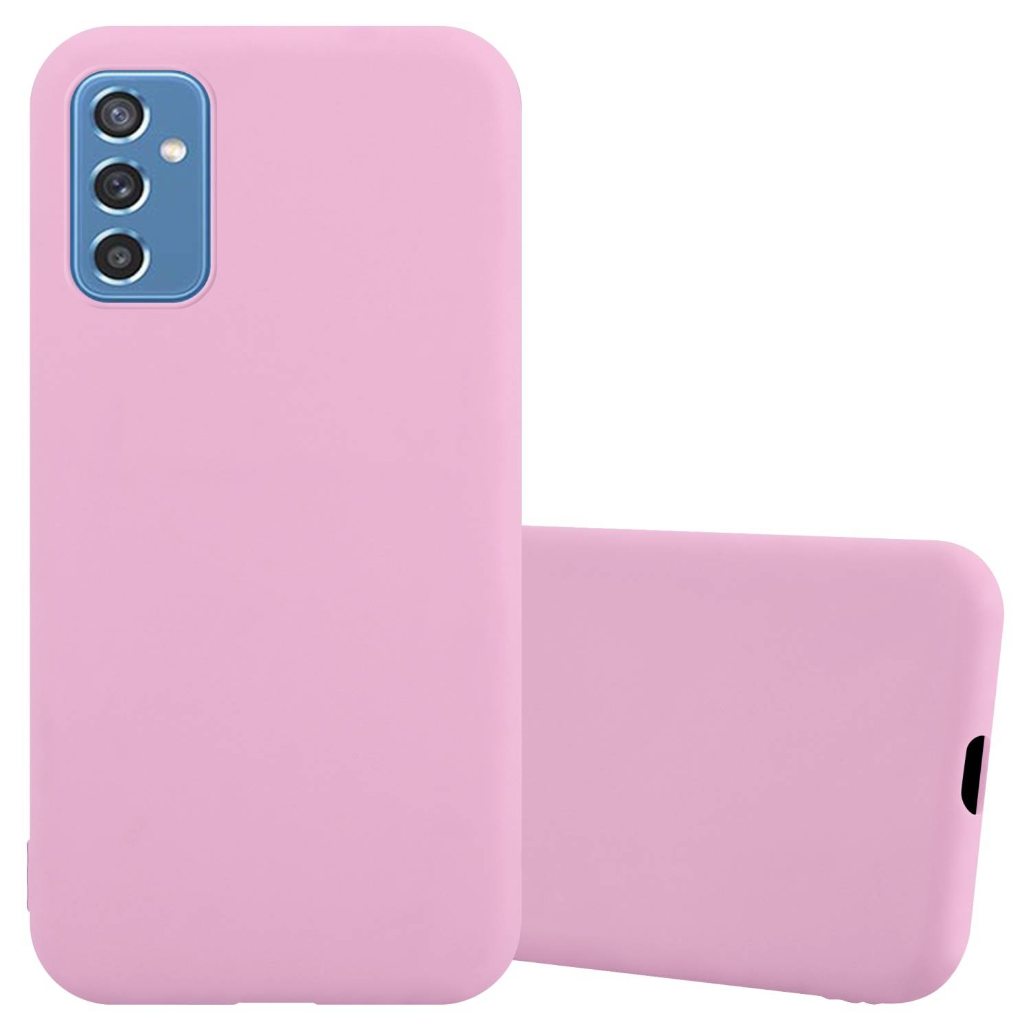 Cadorabo Hülle für Samsung Galaxy M52 5G Schutzhülle in Rosa Handyhülle TPU Silikon Etui Case Cover