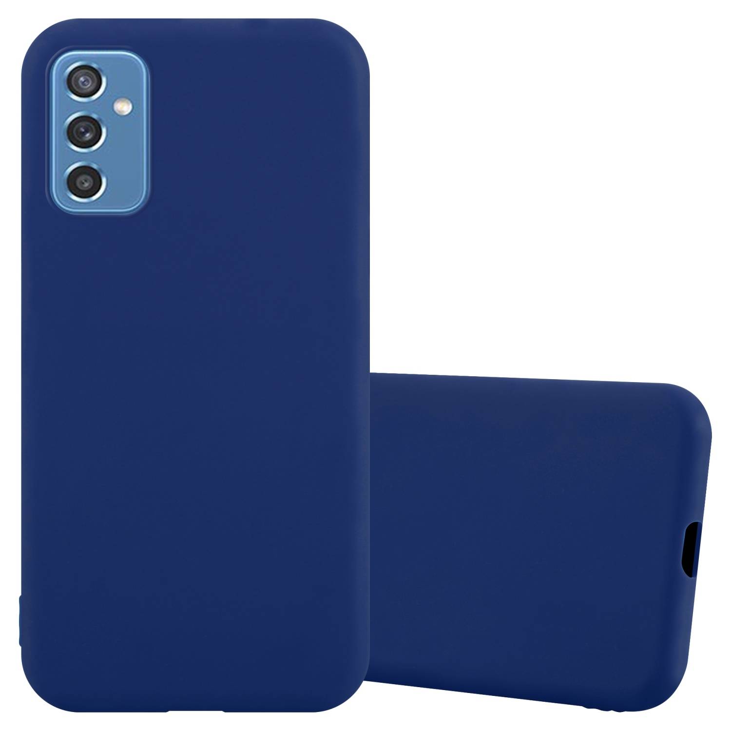 Cadorabo Hülle für Samsung Galaxy M52 5G Schutzhülle in Blau Handyhülle TPU Silikon Etui Case Cover