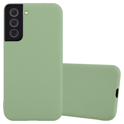 Cadorabo Hülle für Samsung Galaxy S22 Schutzhülle in Grün Handyhülle TPU Silikon Etui Case Cover