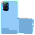 Cadorabo Hülle für Oppo A94 5G Schutzhülle in Blau Handyhülle TPU Silikon Etui Case Cover