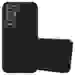 Cadorabo Hülle für Oppo FIND X3 NEO Schutzhülle in Schwarz Handyhülle TPU Silikon Etui Case Cover