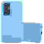 Cadorabo Hülle für Oppo FIND X3 NEO Schutzhülle in Blau Handyhülle TPU Silikon Etui Case Cover