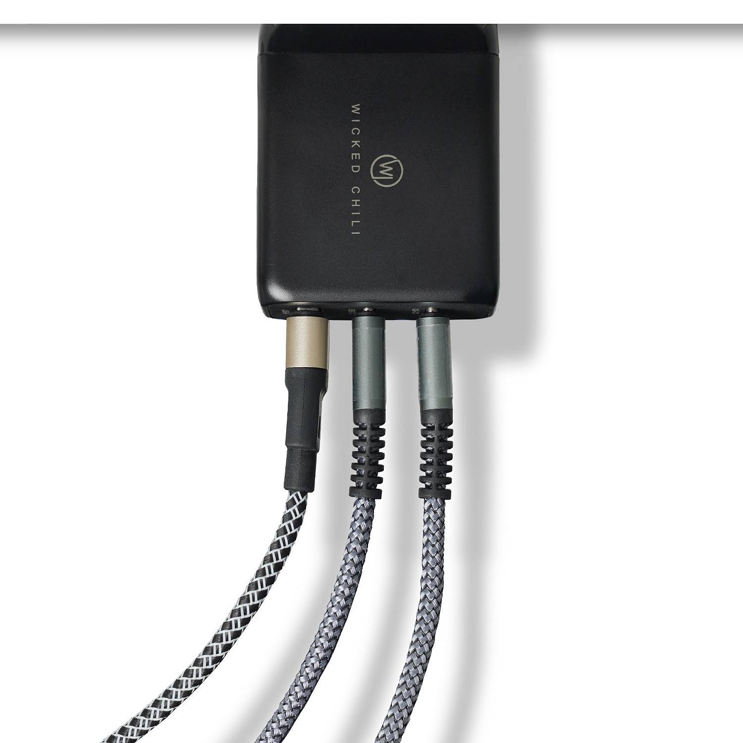 Wicked Chili 65W Netzteil mit USB-C PD, PPS und QC4.0+ für Surface Laptop, Book, Go, Pro, Notebook, Handy und Tablet