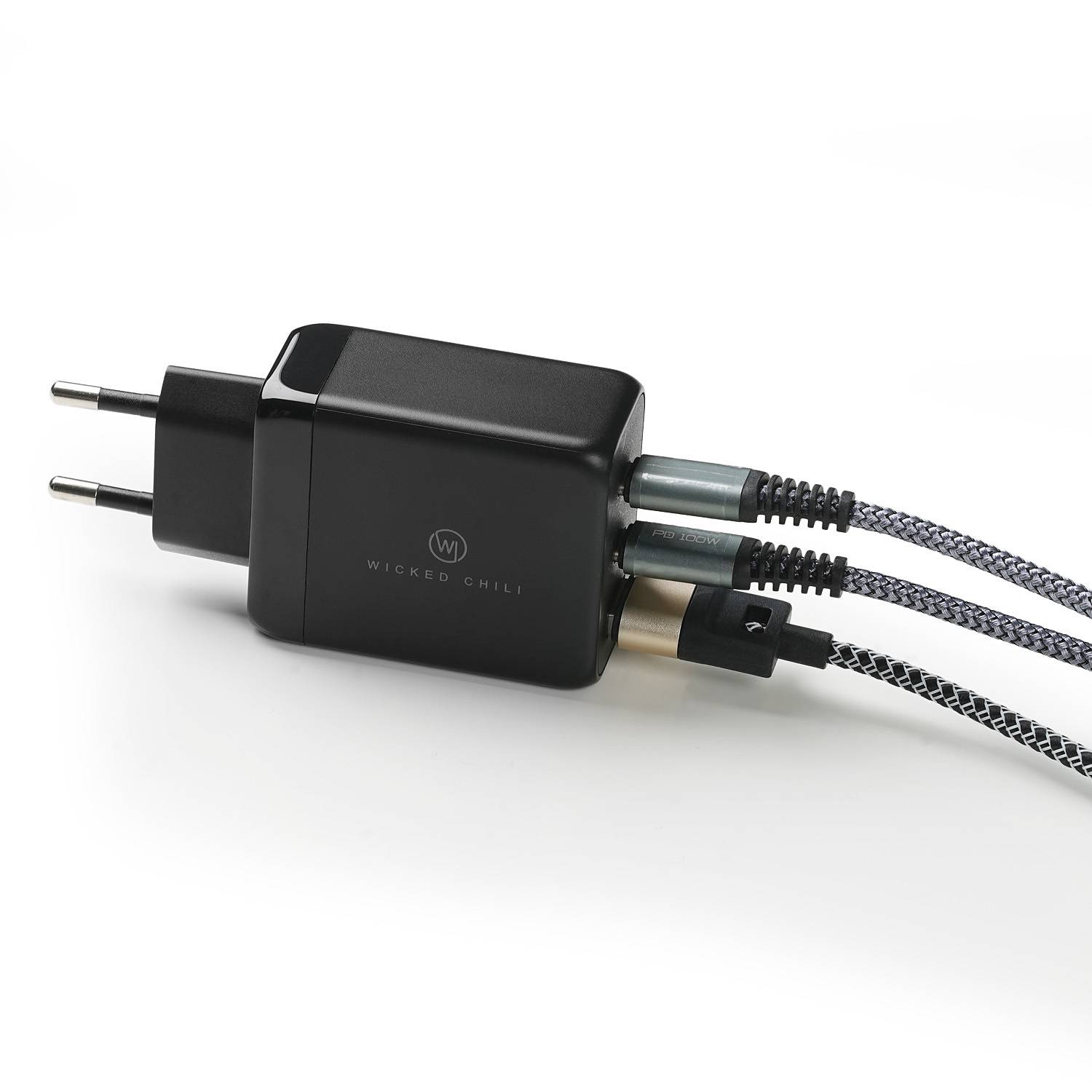 Wicked Chili 65W Netzteil mit USB-C PD, PPS und QC4.0+ für Surface Laptop, Book, Go, Pro, Notebook, Handy und Tablet