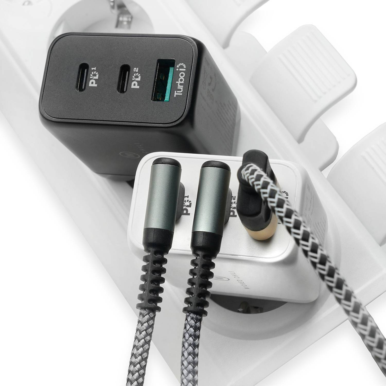 Wicked Chili 65W Netzteil mit USB-C PD, PPS und QC4.0+ für Surface Laptop, Book, Go, Pro, Notebook, Handy und Tablet