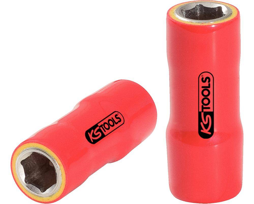 KS TOOLS 1/4" Stecknuss mit Schutzisolierung, 6mm