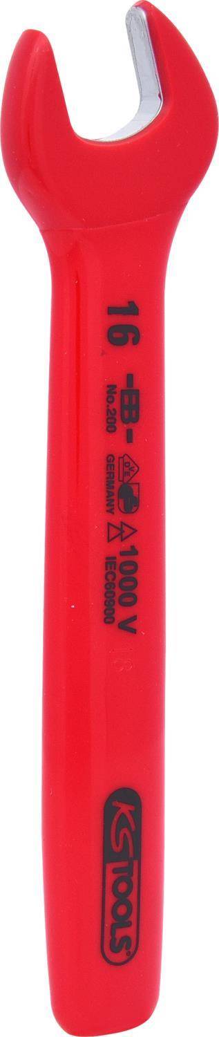KS TOOLS Isolierter Maulschlüssel, 16mm (117.1516)