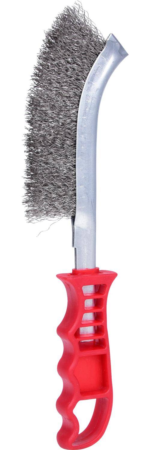 KS TOOLS Edelstahldraht-Allzweck-Drahtbürste, 250mm