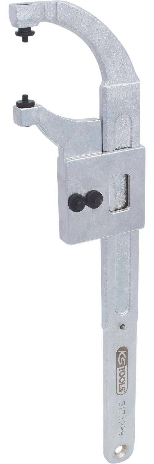 KS TOOLS Gelenk-Hakenschlüssel mit Zapfen, 20-100mm